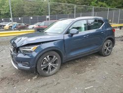 Salvage cars for sale from Copart Waldorf, MD: 2021 Volvo XC40 T5 Inscription