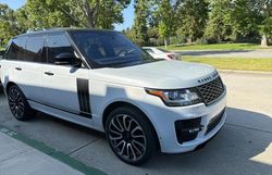 Land Rover Range Rover salvage cars for sale: 2017 Land Rover Range Rover Supercharged