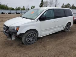 Salvage cars for sale from Copart Ontario Auction, ON: 2017 Dodge Grand Caravan SE