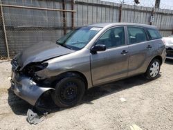 Toyota salvage cars for sale: 2005 Toyota Corolla Matrix XR