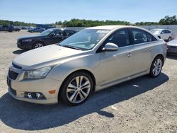 Chevrolet salvage cars for sale: 2012 Chevrolet Cruze LTZ