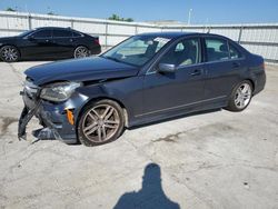 Mercedes-Benz salvage cars for sale: 2013 Mercedes-Benz C 300 4matic