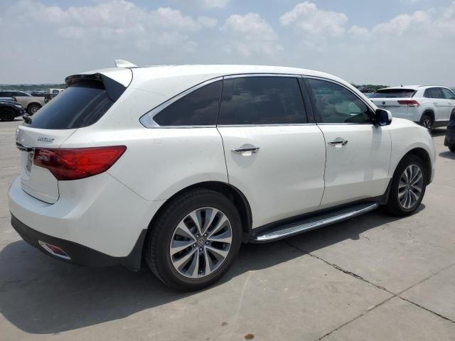 2016 Acura MDX Technology