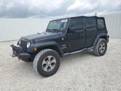 Jeep salvage cars for sale: 2017 Jeep Wrangler Unlimited Sahara