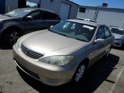 Salvage cars for sale from Copart Vallejo, CA: 2005 Toyota Camry LE