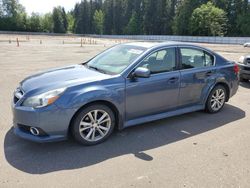 Subaru Legacy salvage cars for sale: 2013 Subaru Legacy 2.5I Limited