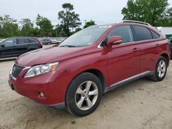 Lexus salvage cars for sale: 2010 Lexus RX 350