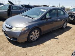 Honda salvage cars for sale: 2010 Honda Civic LX