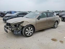 Salvage cars for sale from Copart San Antonio, TX: 2009 Honda Accord EX