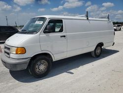 Salvage cars for sale from Copart Arcadia, FL: 2001 Dodge RAM Van B2500