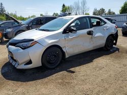 Toyota Corolla l salvage cars for sale: 2017 Toyota Corolla L