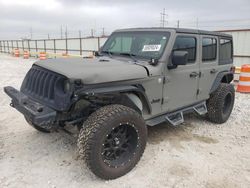 Vehiculos salvage en venta de Copart Haslet, TX: 2018 Jeep Wrangler Unlimited Sport