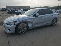 Infiniti salvage cars for sale: 2020 Infiniti Q50 Pure