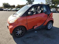 Smart salvage cars for sale: 2008 Smart Fortwo Passion