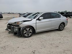 Vehiculos salvage en venta de Copart Houston, TX: 2013 Honda Accord LX