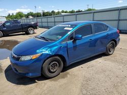 Honda Civic salvage cars for sale: 2012 Honda Civic LX