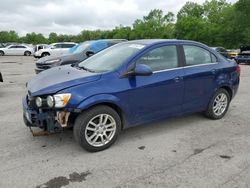 Salvage cars for sale from Copart Ellwood City, PA: 2013 Chevrolet Sonic LT