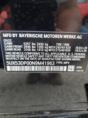 2022 BMW X3 XDRIVE30I