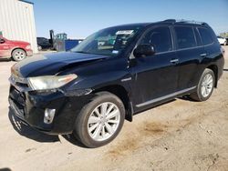 Salvage cars for sale from Copart Amarillo, TX: 2013 Toyota Highlander Hybrid Limited