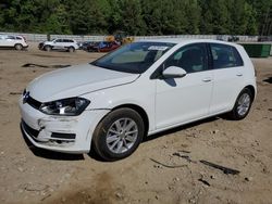 Vehiculos salvage en venta de Copart Gainesville, GA: 2017 Volkswagen Golf S