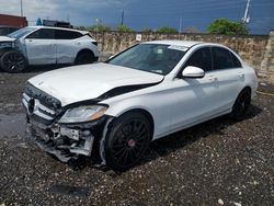 Mercedes-Benz salvage cars for sale: 2015 Mercedes-Benz C300