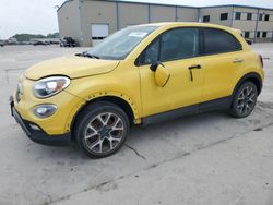 Fiat 500 salvage cars for sale: 2017 Fiat 500X Trekking