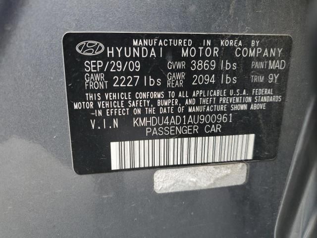 2010 Hyundai Elantra Blue