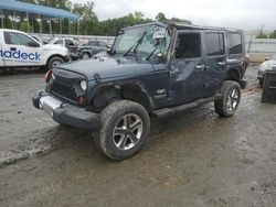 Salvage cars for sale from Copart Spartanburg, SC: 2008 Jeep Wrangler Unlimited Sahara
