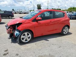 Vehiculos salvage en venta de Copart Miami, FL: 2021 Chevrolet Spark 1LT