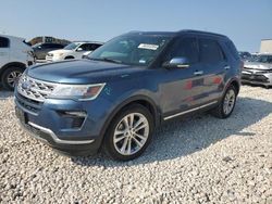 Ford salvage cars for sale: 2018 Ford Explorer Limited