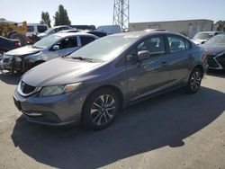 Honda salvage cars for sale: 2015 Honda Civic EX