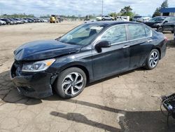 Salvage cars for sale from Copart Woodhaven, MI: 2016 Honda Accord EXL