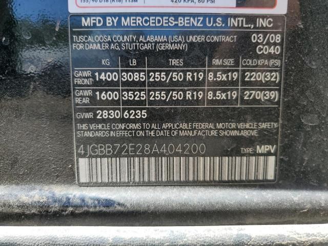 2008 Mercedes-Benz ML 550