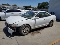 Salvage cars for sale from Copart Sacramento, CA: 2002 Honda Accord EX