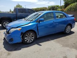 Toyota Corolla salvage cars for sale: 2009 Toyota Corolla Base