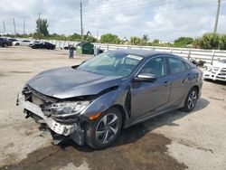 Honda salvage cars for sale: 2020 Honda Civic LX