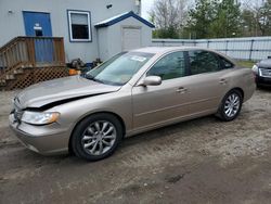 Salvage cars for sale from Copart Lyman, ME: 2006 Hyundai Azera SE