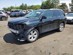 Toyota Highlander Limited Vehiculos salvage en venta: 2010 Toyota Highlander Limited