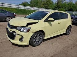 2017 Chevrolet Sonic LT en venta en Davison, MI