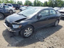 Honda Civic salvage cars for sale: 2009 Honda Civic LX