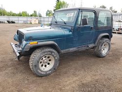 Jeep salvage cars for sale: 1995 Jeep Wrangler / YJ S