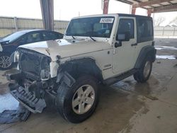 Jeep salvage cars for sale: 2015 Jeep Wrangler Sport