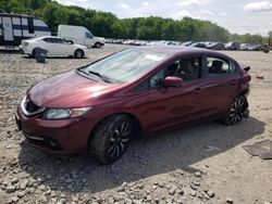 Honda Civic exl salvage cars for sale: 2015 Honda Civic EXL