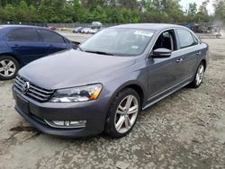 Salvage cars for sale from Copart Waldorf, MD: 2013 Volkswagen Passat SE