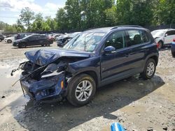 Salvage cars for sale from Copart Waldorf, MD: 2016 Volkswagen Tiguan S