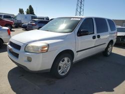 Vehiculos salvage en venta de Copart Hayward, CA: 2008 Chevrolet Uplander Incomplete