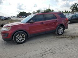 Vehiculos salvage en venta de Copart Riverview, FL: 2017 Ford Explorer