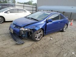 Honda Civic si salvage cars for sale: 2008 Honda Civic SI