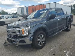 Ford salvage cars for sale: 2018 Ford F150 Supercrew