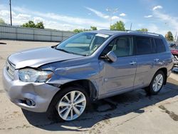 Toyota Vehiculos salvage en venta: 2008 Toyota Highlander Hybrid Limited